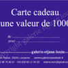 Carte cadeau 1000 €