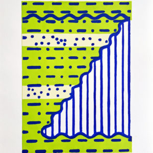 Le Guillaume Goutal, Turonien inférieur dans le Golfe de Guinée en 1996 (détail), Série géologies, 2024