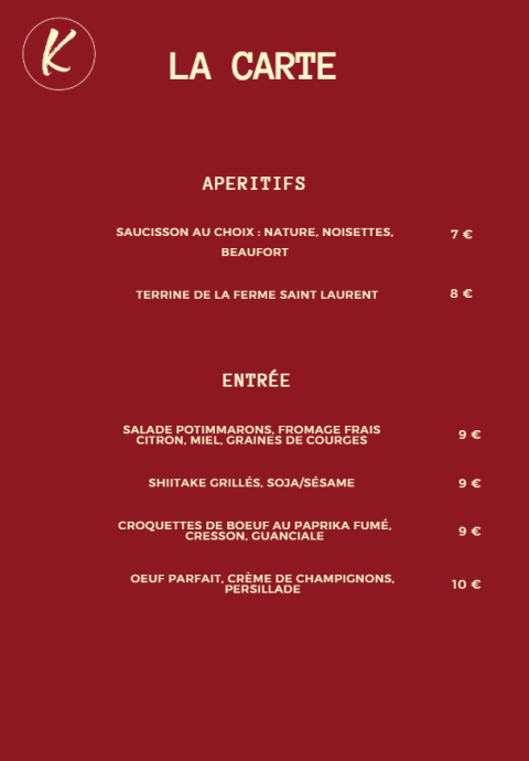 LA CARTE